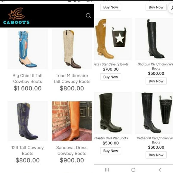 Black Square Toe Western Boots Caboots - Picture 16 of 16